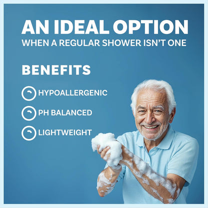 Rinse-Free Bath Sponges